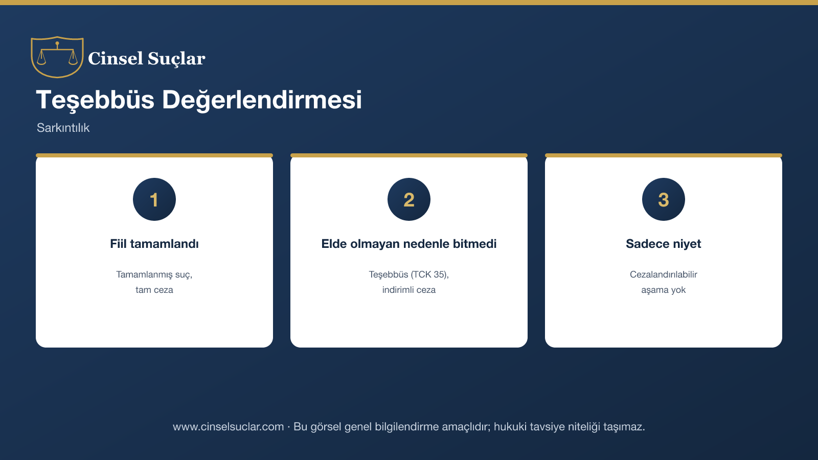 Sarkıntılıkta teşebbüs değerlendirmesi infografik
