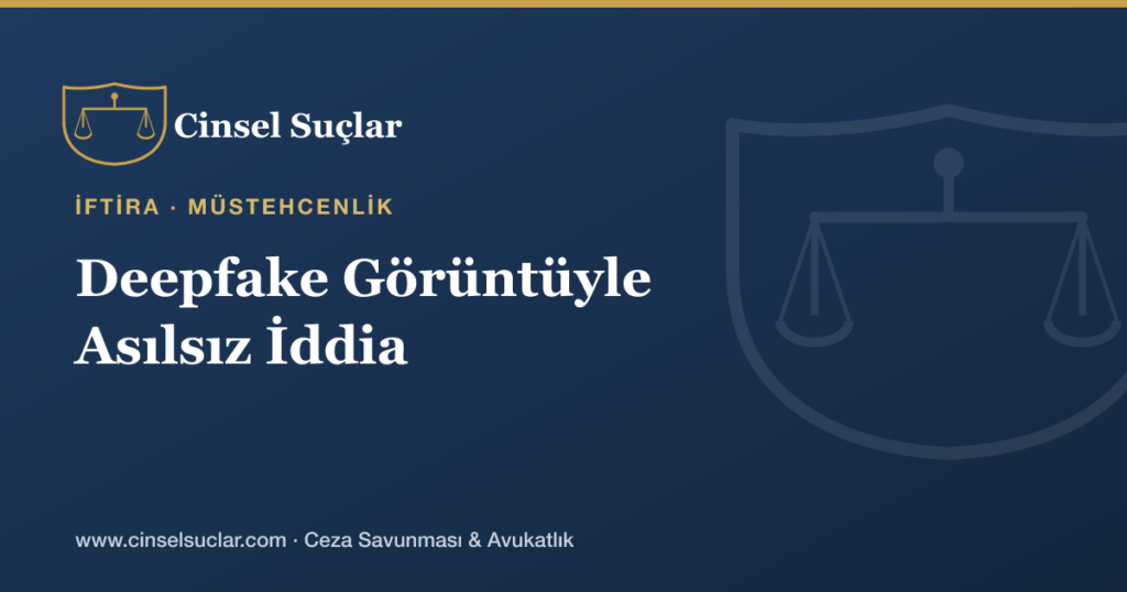 Sosyal Medyada Photoshoplanmış/Deepfake Görüntüyle Asılsız Müstehcenlik İddiası Nasıl Çürütülür?